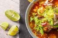 Plato de Pozole en Austin