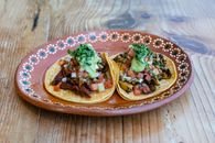 Plato de Tacos al Pastor en Austin